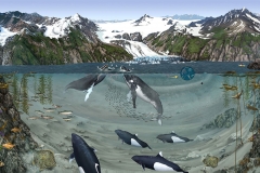 Kenai Fjords National Park Fjord Habitat Mural